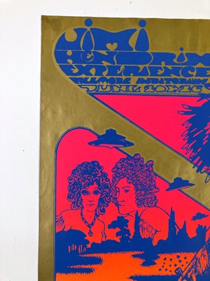 Lot 305 - OSIRIS VISIONS - JIMI HENDRIX ORIGINAL POSTER - OA108.