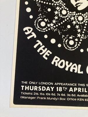 Lot 313 - JULIE FELIX - A 1968 ROYAL ALBERT HALL POSTER.