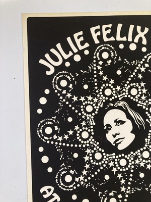 Lot 313 - JULIE FELIX - A 1968 ROYAL ALBERT HALL POSTER.