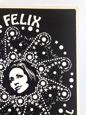 Lot 313 - JULIE FELIX - A 1968 ROYAL ALBERT HALL POSTER.