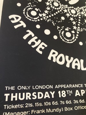 Lot 313 - JULIE FELIX - A 1968 ROYAL ALBERT HALL POSTER.