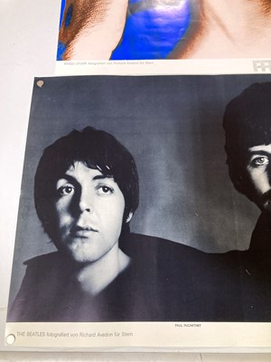 Lot 318 - THE BEATLES - A COMPLETE SET OF POSTERS BY RICHARD AVEDON FOR STERN.