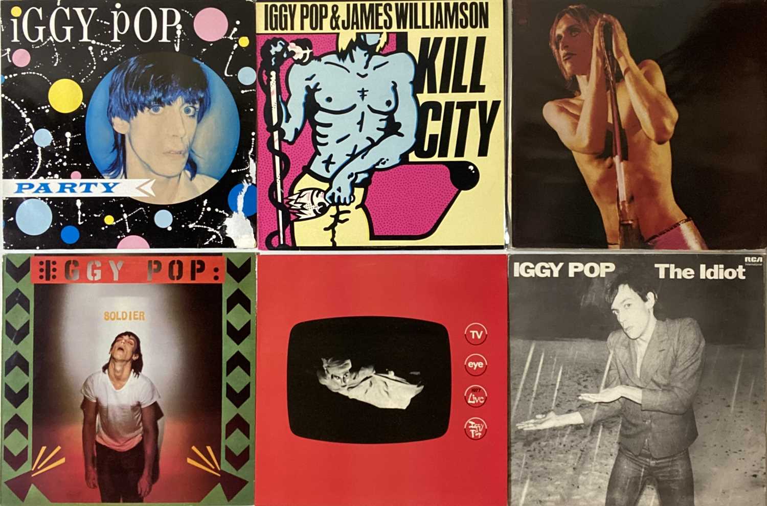 Lot 64 - IGGY POP AND RELATED - LPs. A smashing...