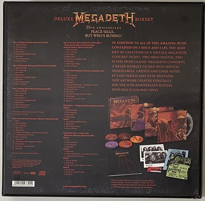 Lot 232 - MEGADETH - PEACE SELLS... BUT WHOS BUYING? (DELUXE BOX SET - 5099902933924)