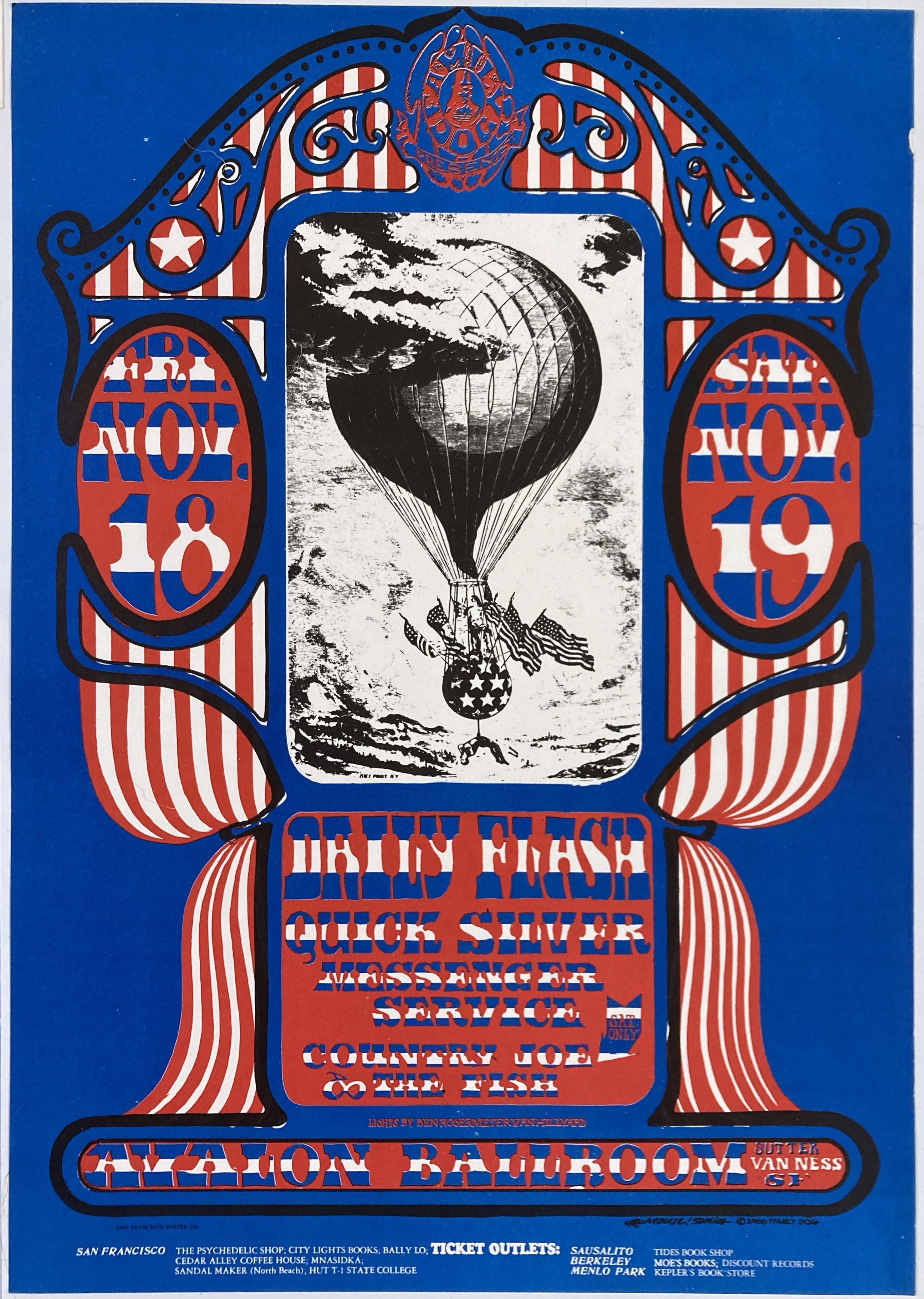 Lot 222 - 1960S SAN FRANCISCO PSYCH POSTERS.