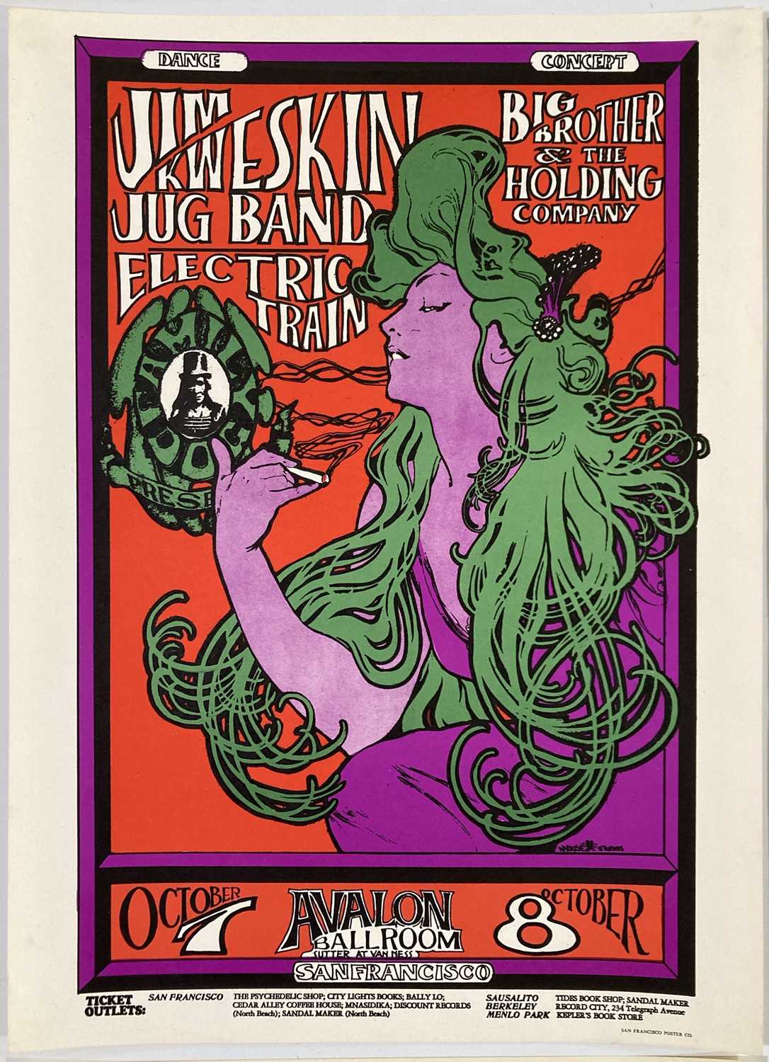 Lot 223 - SAN FRANCISCO PSYCH POSTERS.