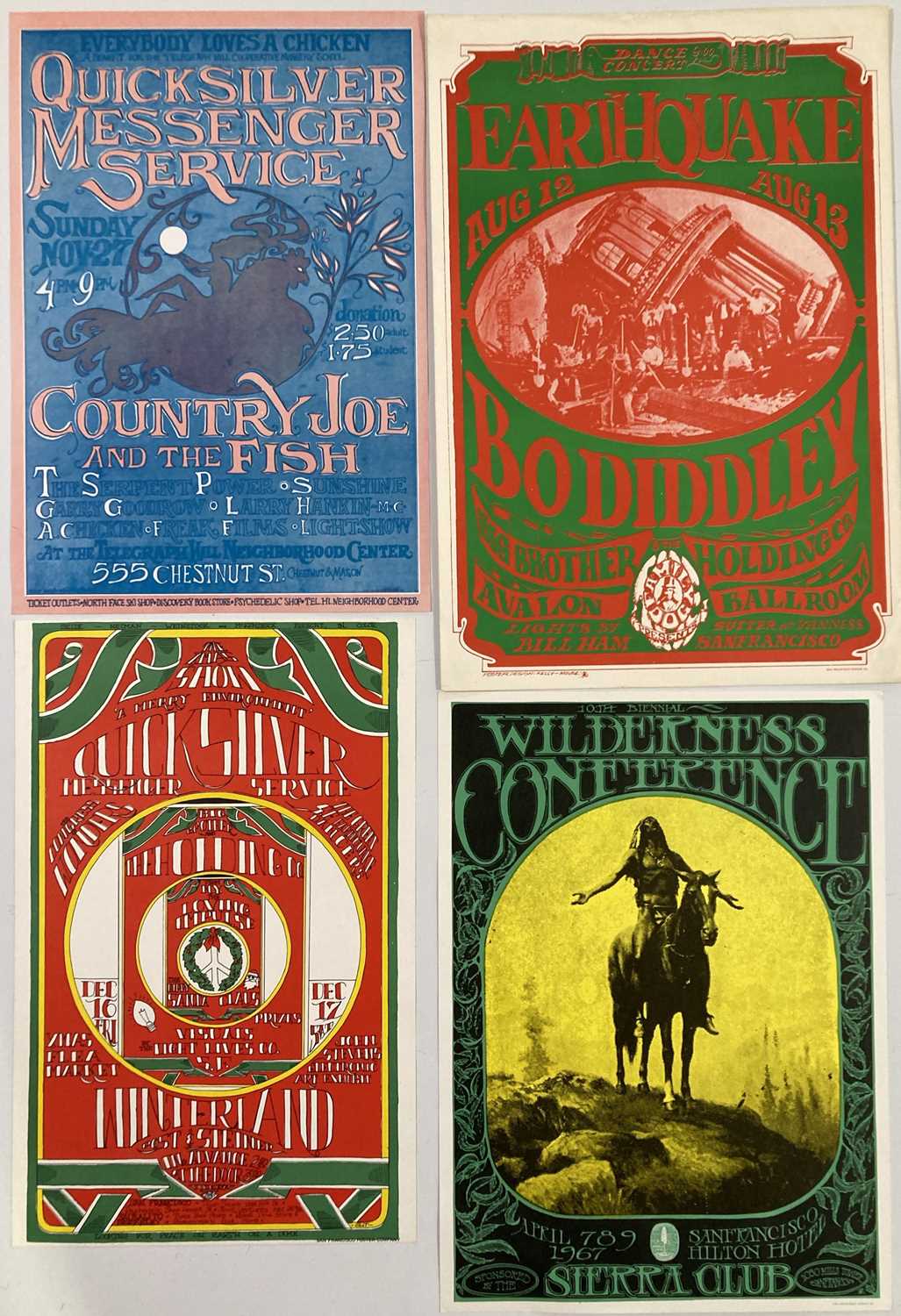 Lot 224 - SAN FRANCISCO PSYCH POSTERS.