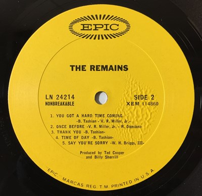 Lot 65 - THE REMAINS - S/T LP (LN 24214). Here we have...