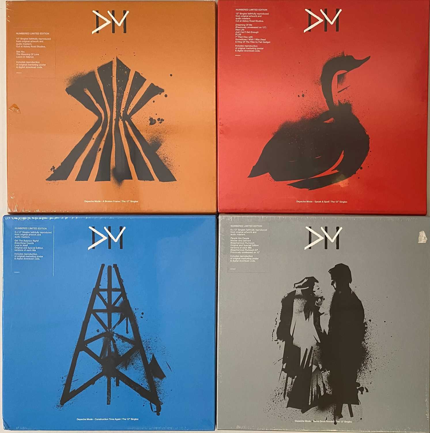 Lot 50 DEPECHE MODE THE 12" SINGLES COLLECTION BOX