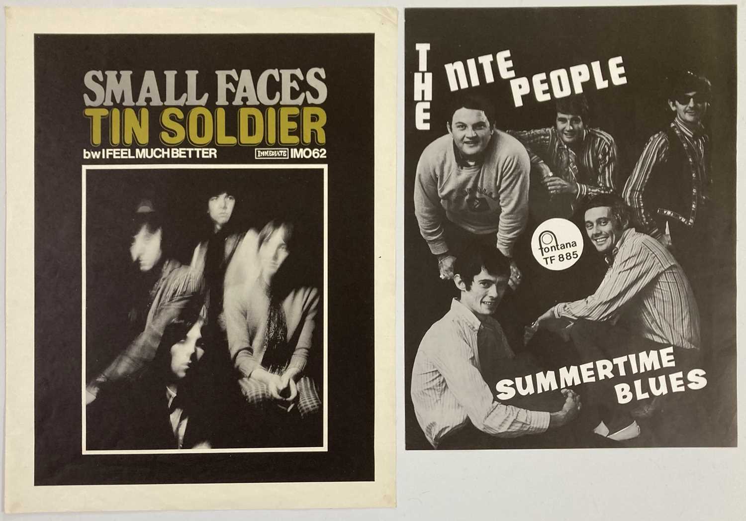 Lot 232 - SMALL FACES - TIN SOLDIER PROMOTIONAL POSTER.