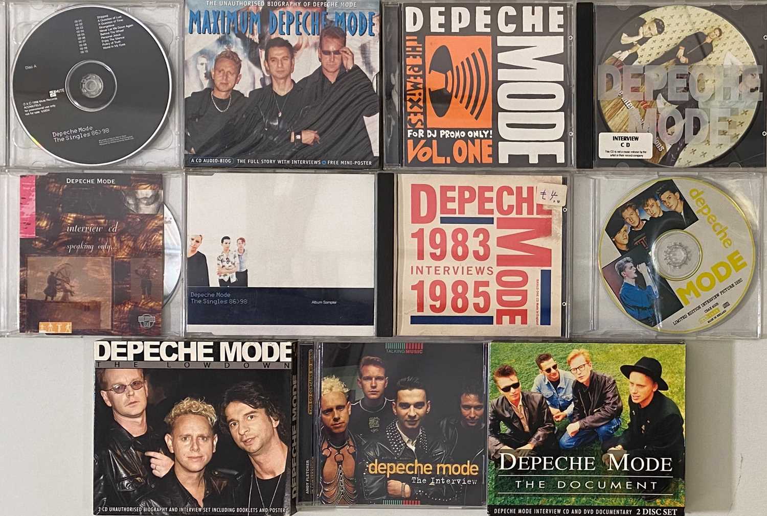 Lot 59 - DEPECHE MODE - CD COLLECTION (INCLUDING