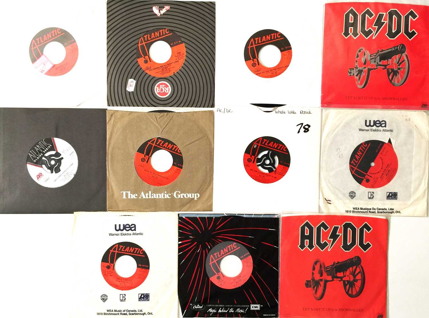 Lot 379 - AC/DC - US & CANADA - PROMOS & STOCK 7
