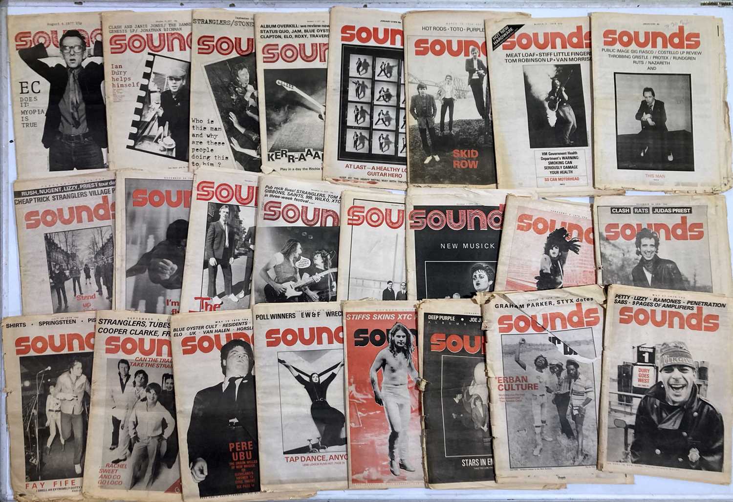 Lot 83 - PUNK ERA SOUNDS MAGAZINE COLLECTION.