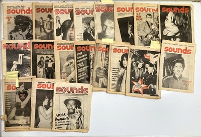 Lot 83 - PUNK ERA SOUNDS MAGAZINE COLLECTION.