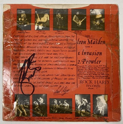 Lot 330 - IRON MAIDEN - THE SOUNDHOUSE TAPES - FULLY SIGNED COPY.