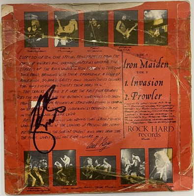 Lot 330 - IRON MAIDEN - THE SOUNDHOUSE TAPES - FULLY SIGNED COPY.