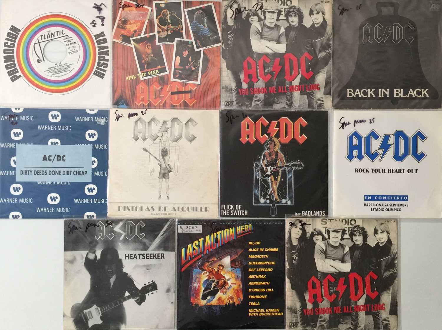 Lot 385 - AC/DC - SPANISH PRESSINGS - 7