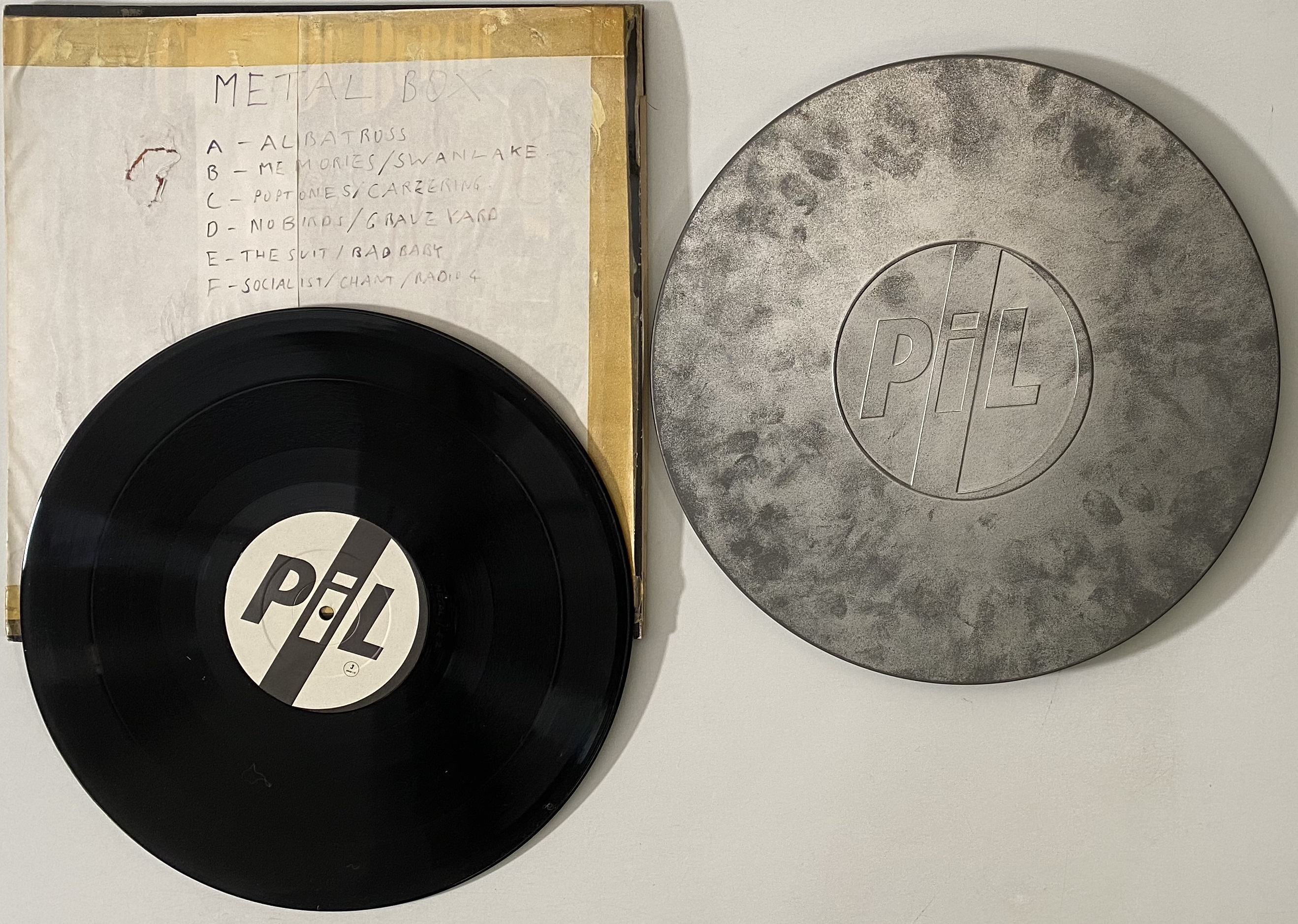 貴重UKオリジナル盤 レコード 3LP+メタル缶ボックス〔 PIL - METAL BOX