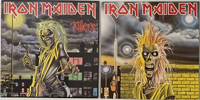 Lot 233 - IRON MAIDEN - CZECH SPLATTER LP RARITIES