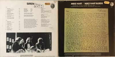 Lot 71 - MIKE HART/ SIREN - UK DANDELION LPs. A...