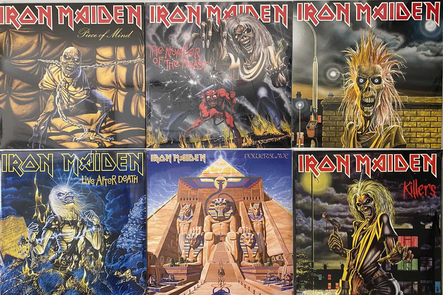 Lot 236 - IRON MAIDEN - SEALED LPs PACK