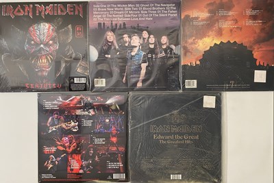 Lot 239 - IRON MAIDEN - LIMITED EDITION LPs