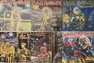 Lot 242 - IRON MAIDEN - LP/ 12" PACK (INC SOME SIGNED)