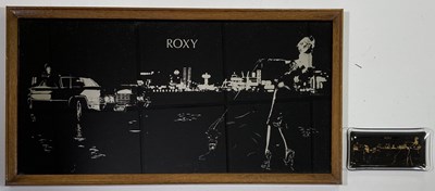 Lot 43 - ROXY MUSIC - A RARE 1973 PROMOTIONAL MIRROR AND ASHTRAY.