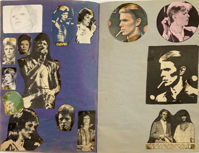 Lot 384 - DAVID BOWIE - PROGRAMMES, SCRAPBOOKS AND POSTER.