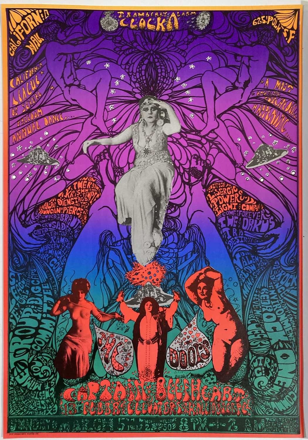Lot 241 - PSYCHEDELIC POSTERS REPRINTS INC REIMAGINING