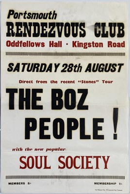 Lot 242 - 1960S POSTERS INC GENO WASHINGTON / GRAHAM BOND / BOZ PEOPLE.