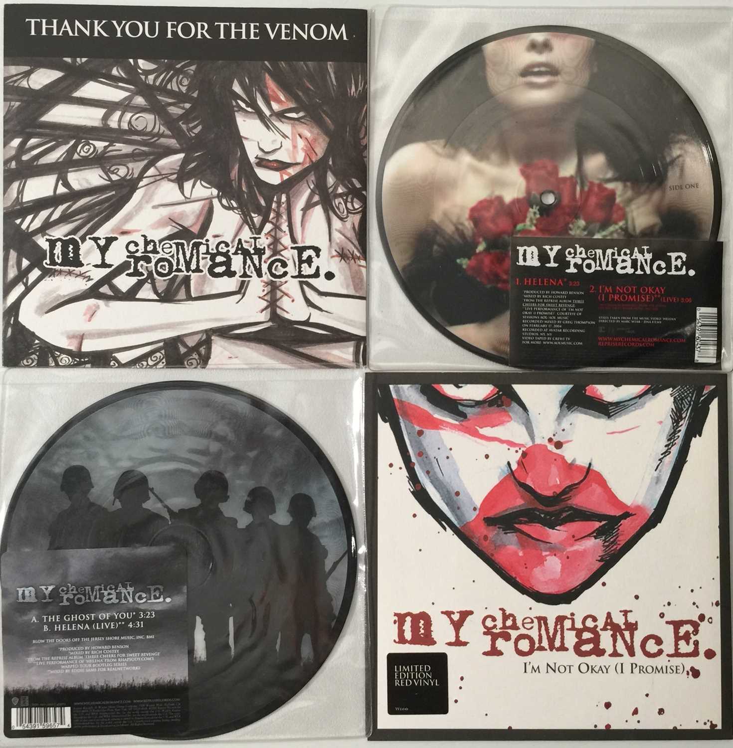 Lot 258 - MY CHEMICAL ROMANCE - 7" RARITIES