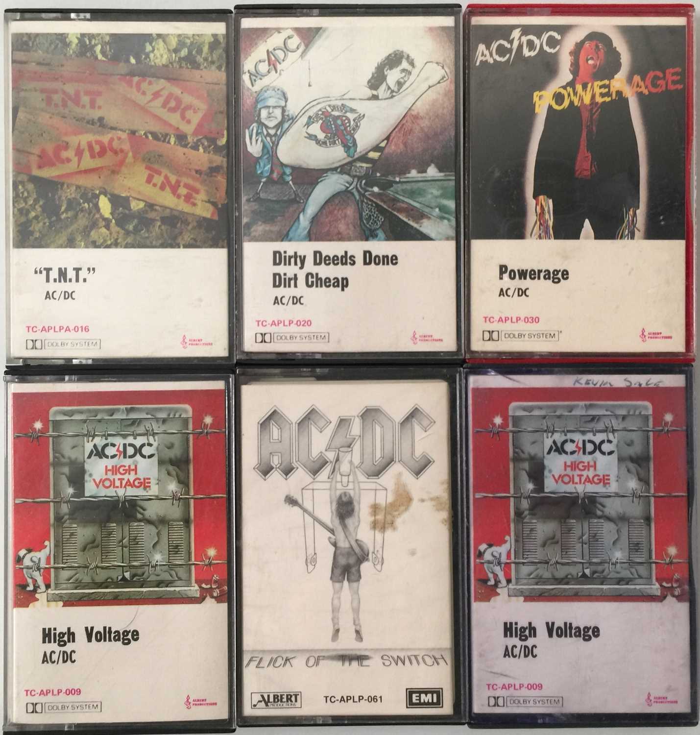 Lot 387 - AC/DC - AUSTRALIAN CASSETTE RARITIES