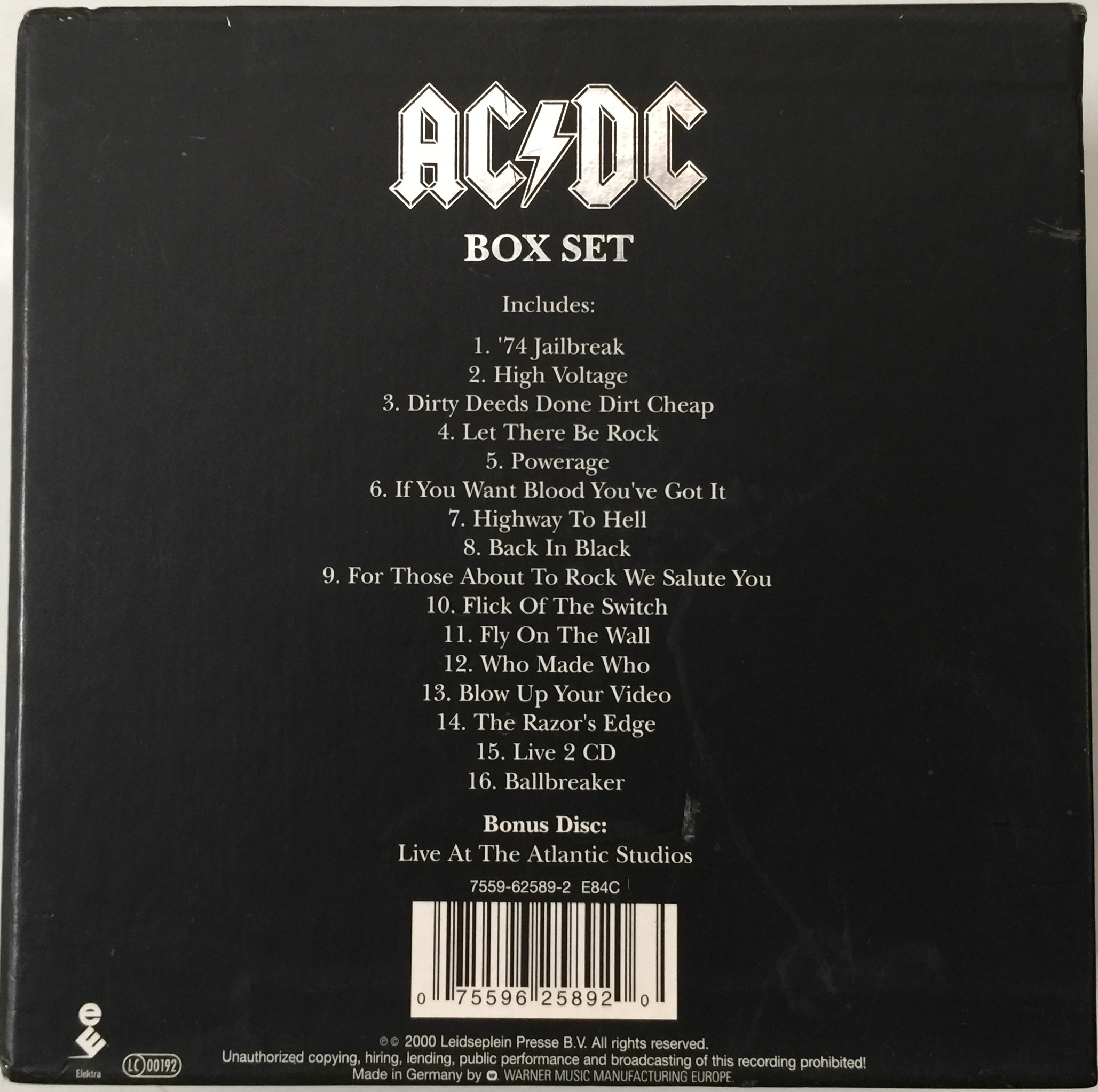 Lot 388 - AC/DC - BOX SET (CD ALBUM SET - 7559