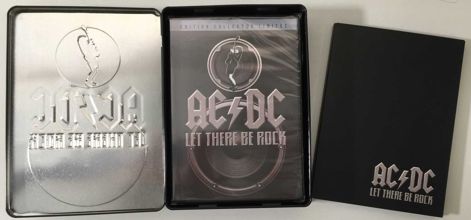 Lot 391 - AC/DC - CD/ 8TRACK/ DVD/ VHS PACK