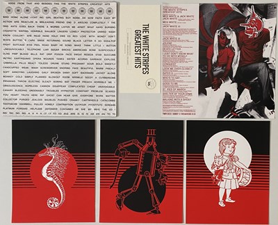 Lot 97 - THE WHITE STRIPES - ASIDE FROM THAT AND BSIDES THIS: GREATEST HITS LP (TMR VAULT PACKAGE #46 - TMR-700)