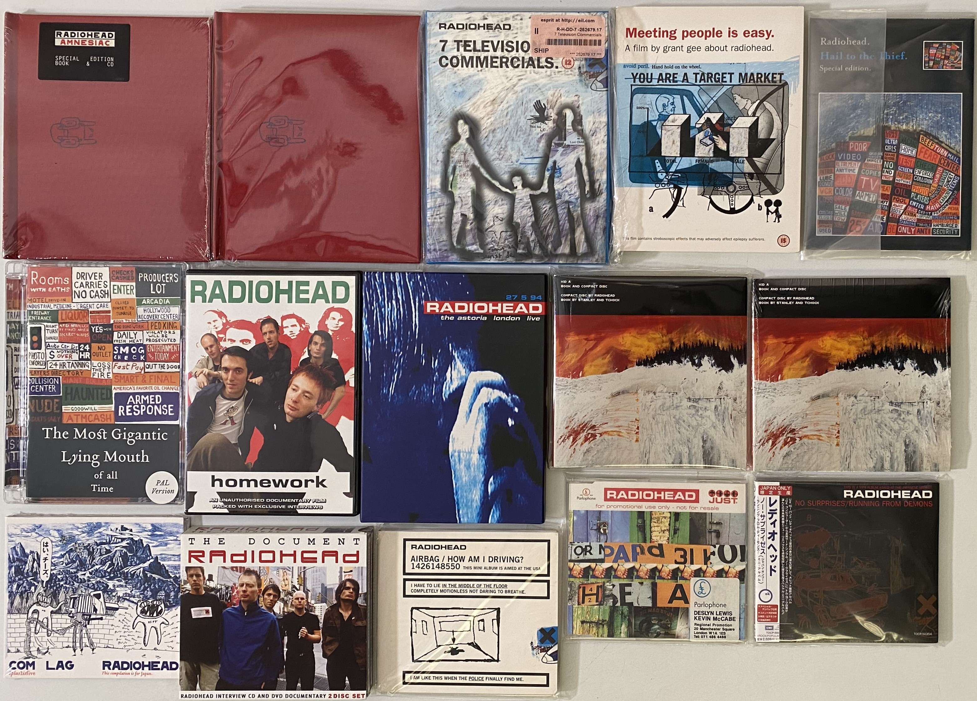 Lot 71 - RADIOHEAD - CD COLLECTION