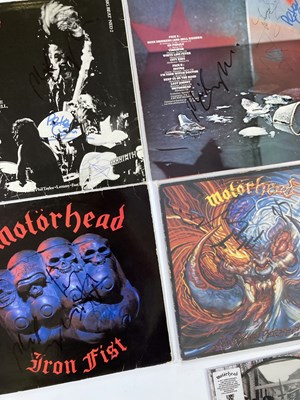 Lot 310 - MOTORHEAD - SIGNED RECORDS.