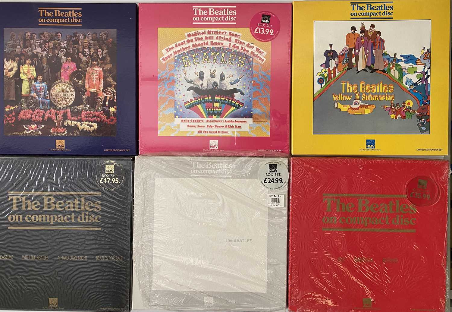 Lot 63 - THE BEATLES - HMV CD BOX SETS.