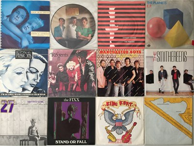 Lot 90 - PUNK / WAVE / INDIE / COOL / SYNTH POP - 7" COLLECTION (WITH OG UK P/S BLITZKRIEG BOP!)