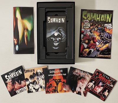 Lot 260 - SAMHAIN - SAMHAIN CD BOX SET (CD/ VHS/ COMIC SET - EMA 61028-2)