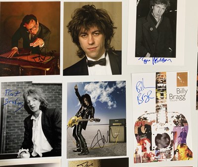 Lot 318 - PUNK AND NEW WAVE STARS - SIGNED ITEMS.