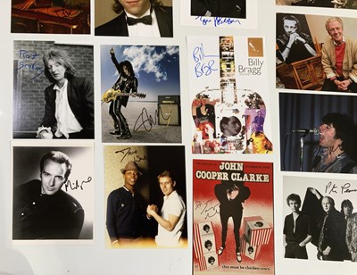 Lot 318 - PUNK AND NEW WAVE STARS - SIGNED ITEMS.