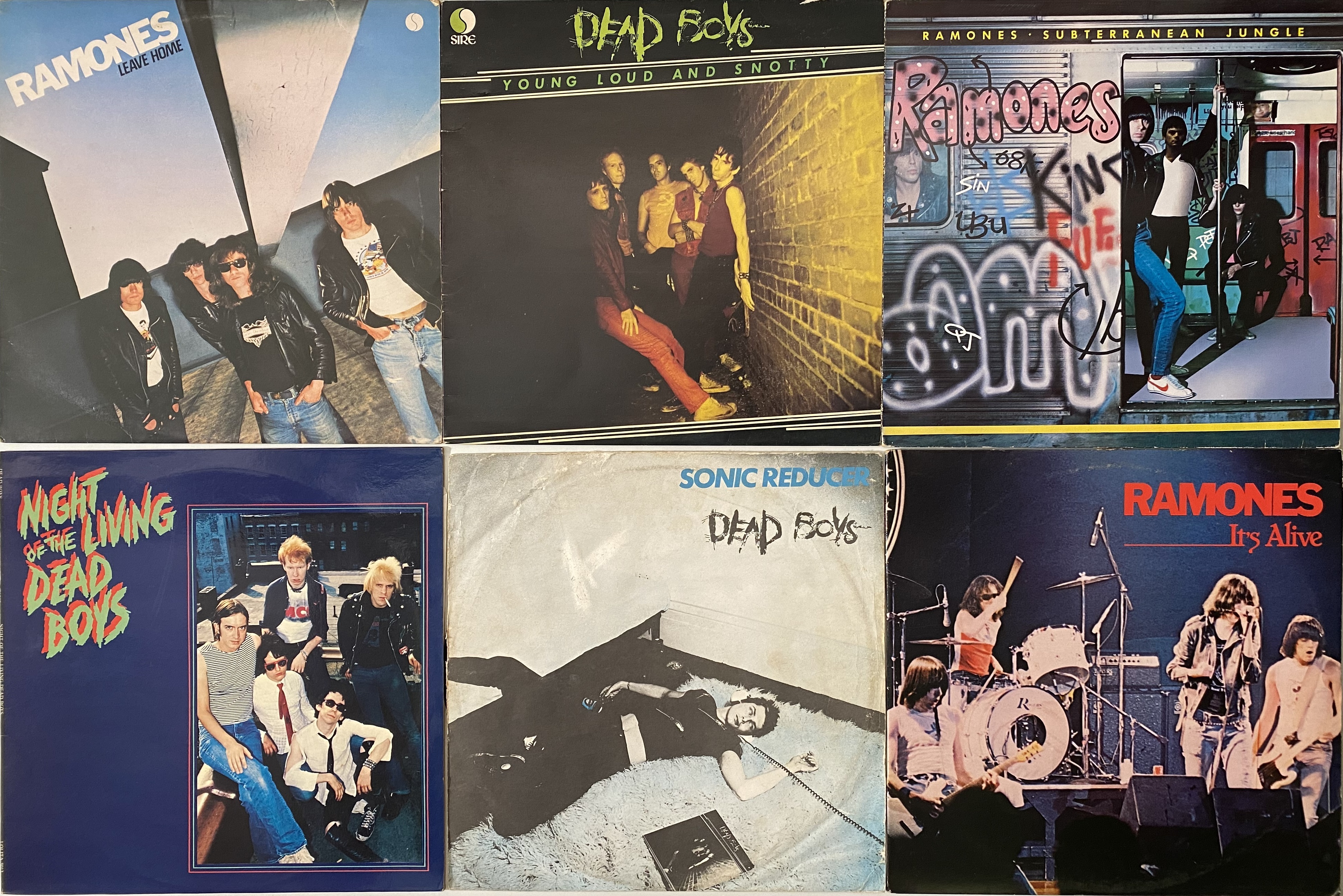 Lot 100 - CLASSIC NEW YORK PUNK PIONEERS - LP PACK