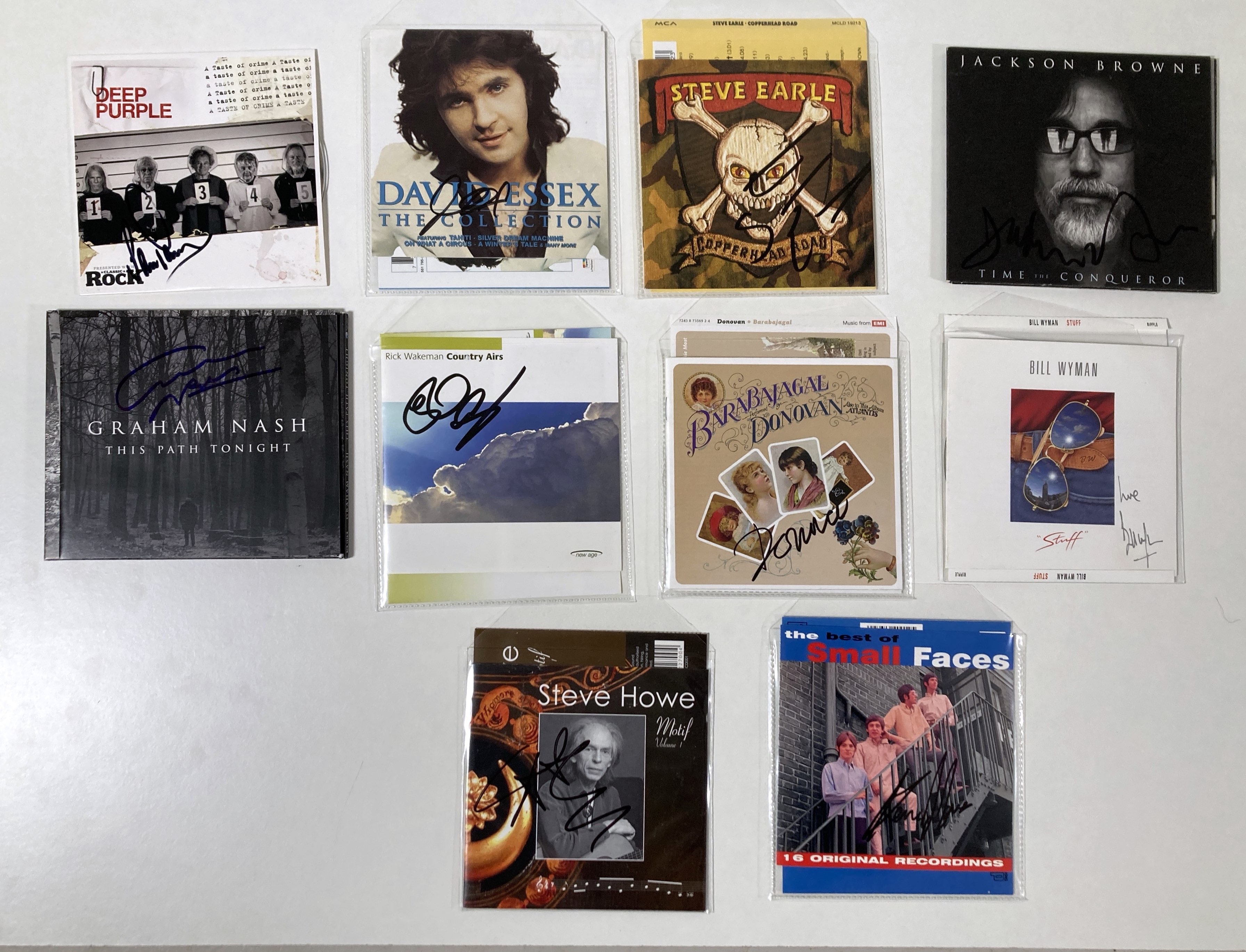 Rascal Flatts Signature Lot 321 - 1960S AND 1970S ROCK AND POP STAR AUTOGRAPHS.