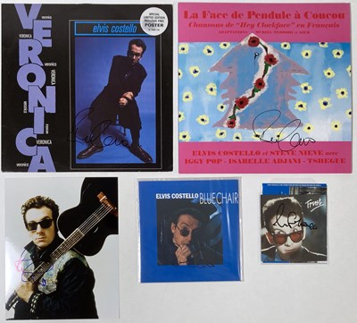 Lot 322 - ELVIS COSTELLO SIGNED ITEMS.