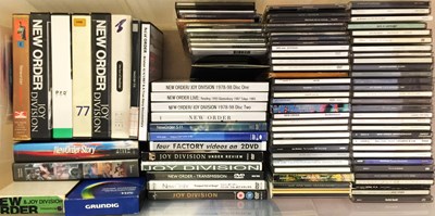 Lot 109 - NEW ORDER / JOY DIVISION - CD's / DVD's & VHS COLLECTION