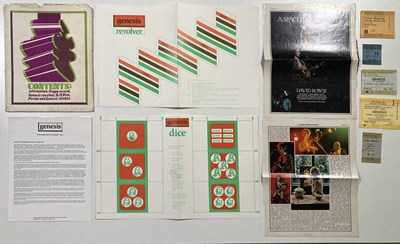 Lot 261 - GENESIS - 1970S PACK AND TICKETS.