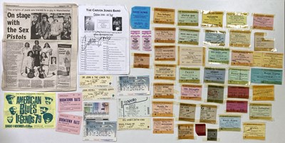 Lot 262 - 1970S TICKET ARCHIVE - CLASSIC ROCK AND PROG.