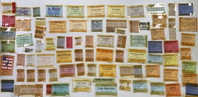 Lot 263 - CONCERT TICKET ARCHIVE - 1977 - 1982.